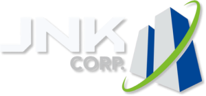 Logo JNK Inmobiliaria en blanco